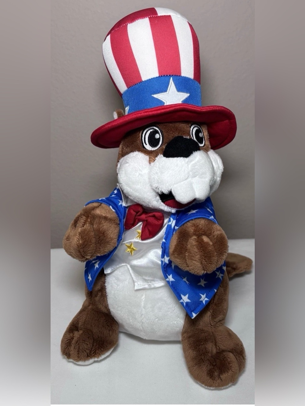 Buc-ee’s Patriotic Uncle Sam 4th of July Americana Plush 🇺🇸